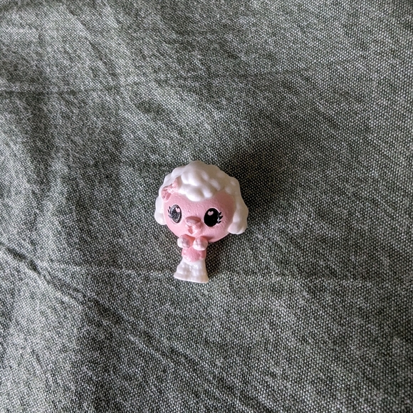 Kawaii Crush Mini Lamb Figure 1 In Toy FarmCake Topper Pink White Cute sheep - Picture 1 of 8